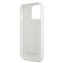 Etui Mercedes Silver Stars Pattern na iPhone 13 Pro Max - białe Mercedes