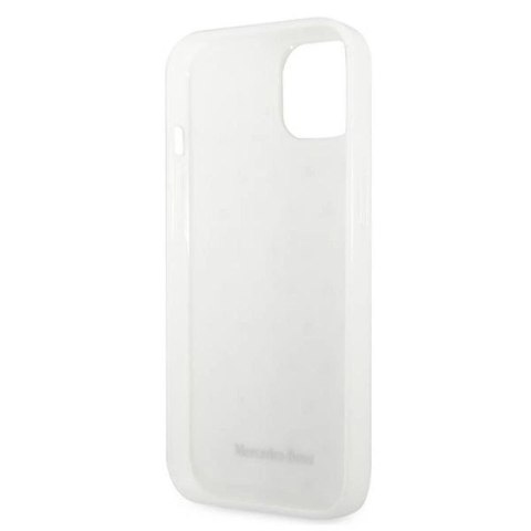 Etui Mercedes Silver Stars Pattern na iPhone 13 - białe Mercedes