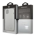 Etui Mercedes Silver Stars Pattern na iPhone 13 - białe Mercedes