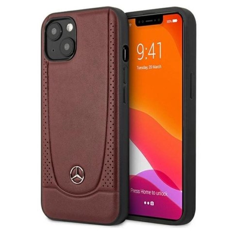 Etui Mercedes Urban Line na iPhone 13 mini - czerwone Mercedes