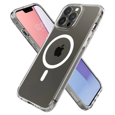 Etui Spigen Ultra Hybrid Mag z MagSafe na iPhone 13 Pro - białe Spigen