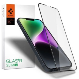 Szkło hartowane Spigen Glass FC na iPhone 13 / 13 Pro / 14 / 16e / 17e - czarne Spigen