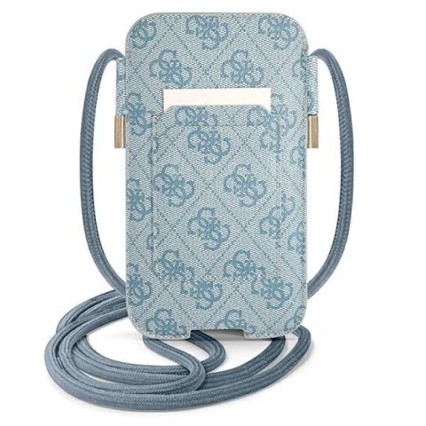 Torebka Guess 4G Stripe 6.1'' - niebieska