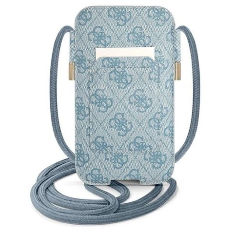 Torebka Guess 4G Stripe 6.7'' - niebieska