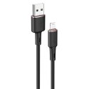 Acefast kabel MFI USB - Lightning 1,2m, 2,4A czarny (C2-02 black) Acefast