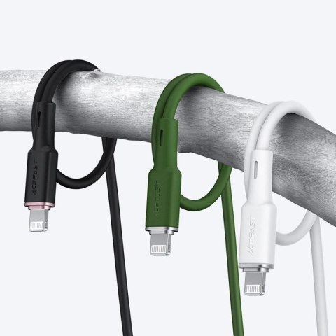 Acefast kabel MFI USB - Lightning 1,2m, 2,4A czarny (C2-02 black) Acefast