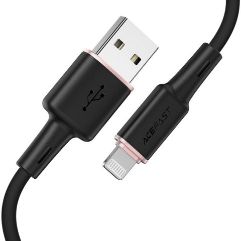 Acefast kabel MFI USB - Lightning 1,2m, 2,4A czarny (C2-02 black) Acefast