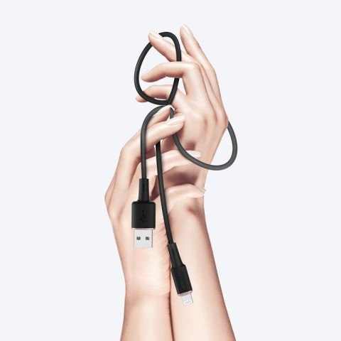 Acefast kabel MFI USB - Lightning 1,2m, 2,4A czarny (C2-02 black) Acefast
