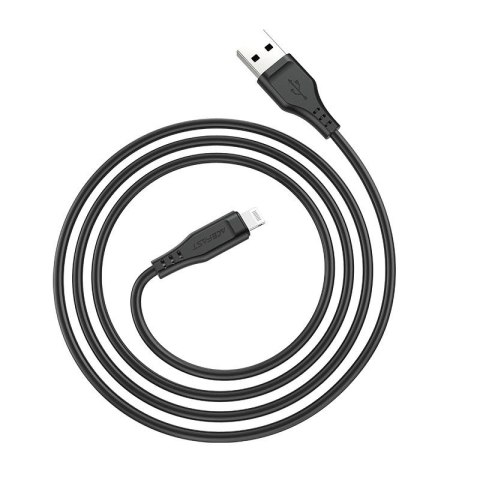 Acefast kabel MFI USB - Lightning 1,2m, 2,4A czarny (C3-02 black) Acefast