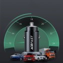 Acefast ładowarka samochodowa 38W USB Typ C / USB, PPS, Power Delivery, Quick Charge 3.0, AFC, FCP czarny (B1 black) Acefast