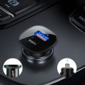 Acefast ładowarka samochodowa 38W USB Typ C / USB, PPS, Power Delivery, Quick Charge 3.0, AFC, FCP czarny (B1 black) Acefast