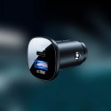 Acefast ładowarka samochodowa 38W USB Typ C / USB, PPS, Power Delivery, Quick Charge 3.0, AFC, FCP czarny (B1 black) Acefast