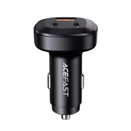 Acefast ładowarka samochodowa 66W 2x USB Typ C / USB, PPS, Power Delivery, Quick Charge 4.0, AFC, FCP, SCP czarny (B3 black) Acefast