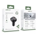 Acefast ładowarka samochodowa 66W 2x USB Typ C / USB, PPS, Power Delivery, Quick Charge 4.0, AFC, FCP, SCP czarny (B3 black) Acefast