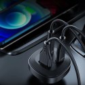Acefast ładowarka samochodowa 66W 2x USB Typ C / USB, PPS, Power Delivery, Quick Charge 4.0, AFC, FCP, SCP czarny (B3 black) Acefast