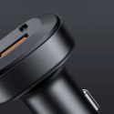 Acefast ładowarka samochodowa 66W 2x USB Typ C / USB, PPS, Power Delivery, Quick Charge 4.0, AFC, FCP, SCP czarny (B3 black) Acefast
