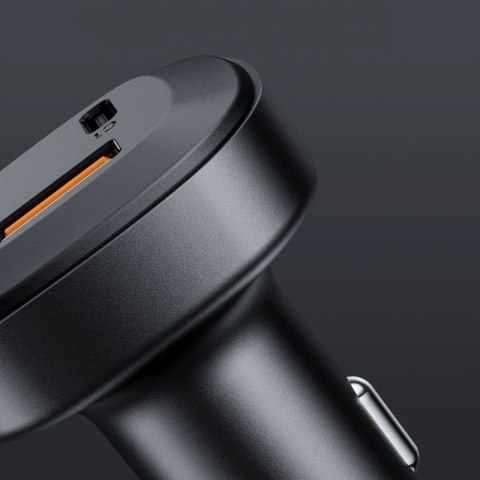 Acefast ładowarka samochodowa 66W 2x USB Typ C / USB, PPS, Power Delivery, Quick Charge 4.0, AFC, FCP, SCP czarny (B3 black) Acefast