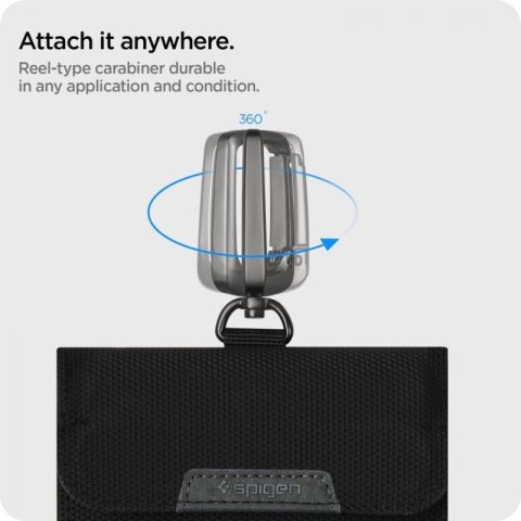 Antykradzieżowe etui Spigen Pouch Keyless RFID Signal Blocker - czarne Spigen