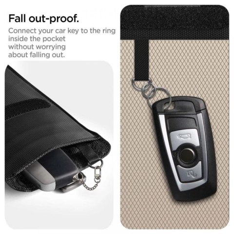 Antykradzieżowe etui Spigen Pouch Keyless RFID Signal Blocker - czarne Spigen
