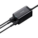 Baseus GaN3 Pro szybka ładowarka sieciowa GaN 2 x USB Typ C / 2 x USB 65W PD, QC4.0+, AFC, PPS + kabel USB Typ C - USB Typ C 1m  Baseus