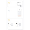 Baseus T2 Pro inteligentny lokalizator GPS do kluczy torebki dla dziecka biały (FMTP000002)
