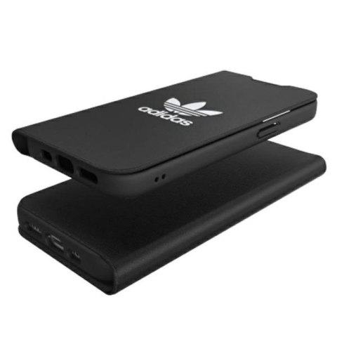 Etui Adidas OR Booklet Case BASIC na iPhone 13 - czarno-białe Adidas