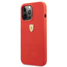Etui Ferrari Silicone na iPhone 13 Pro Max - czerwone Ferrari