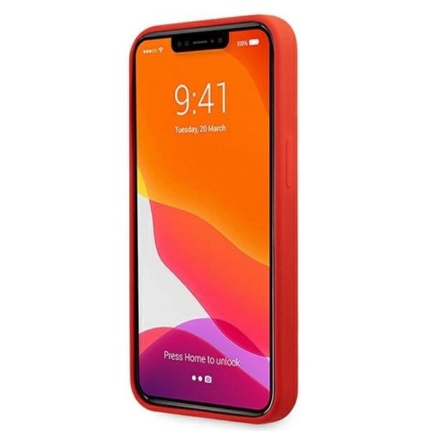 Etui Ferrari Silicone na iPhone 13 Pro Max - czerwone Ferrari