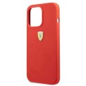 Etui Ferrari Silicone na iPhone 13 Pro Max - czerwone Ferrari