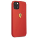 Etui Ferrari Silicone na iPhone 13 mini - czerwone Ferrari