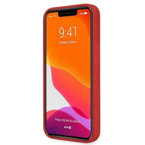 Etui Ferrari Silicone na iPhone 13 mini - czerwone Ferrari