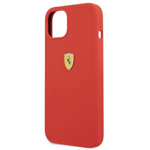 Etui Ferrari Silicone na iPhone 13 mini - czerwone Ferrari