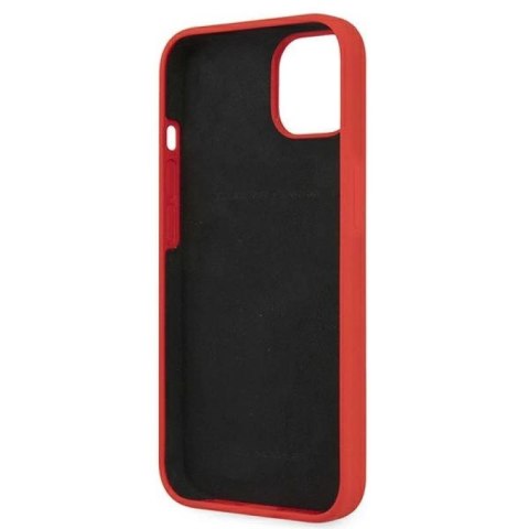 Etui Ferrari Silicone na iPhone 13 mini - czerwone Ferrari