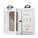 Etui Guess 4G Big Metal Logo na iPhone 13 Pro Max - brązowe Guess
