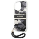 Etui Guess Camo Strap Collection na iPhone 13 Pro Max - czarne Guess