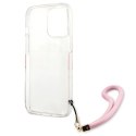 Etui Guess Camo Strap Collection na iPhone 13 Pro Max - różowe Guess