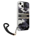 Etui Guess Camo Strap Collection na iPhone 13 - czarne Guess