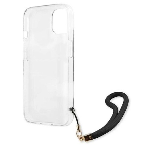 Etui Guess Camo Strap Collection na iPhone 13 - czarne Guess