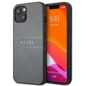 Etui Guess Saffiano Strap na iPhone 13 mini - szare Guess