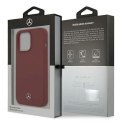 Etui Mercedes Silicone Line na iPhone 13 Pro Max - czerwone Mercedes