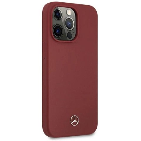 Etui Mercedes Silicone Line na iPhone 13 Pro / iPhone 13 - czerwone Mercedes