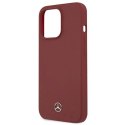 Etui Mercedes Silicone Line na iPhone 13 Pro / iPhone 13 - czerwone Mercedes