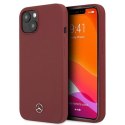 Etui Mercedes Silicone Line na iPhone 13 - czerwone Mercedes