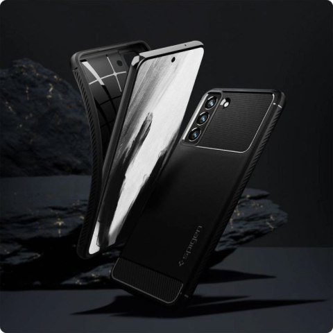 Etui Spigen Rugged Armor na Samsung Galaxy S21 FE - czarny mat Spigen