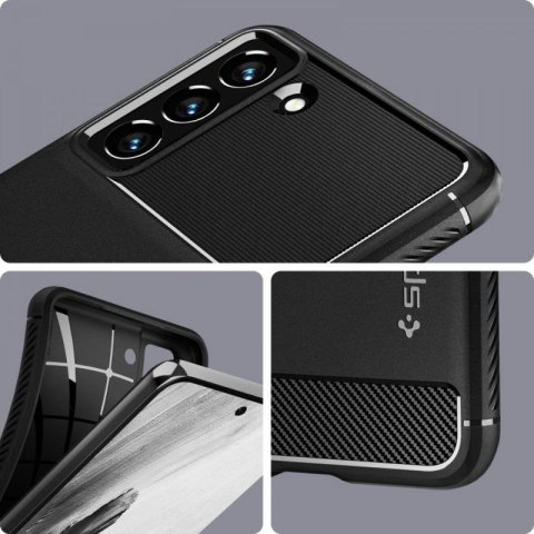 Etui Spigen Rugged Armor na Samsung Galaxy S21 FE - czarny mat Spigen