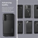 Etui Spigen Rugged Armor na Samsung Galaxy S21 FE - czarny mat Spigen