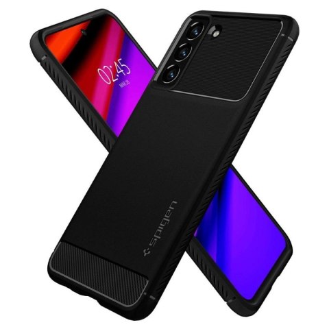 Etui Spigen Rugged Armor na Samsung Galaxy S21 FE - czarny mat Spigen