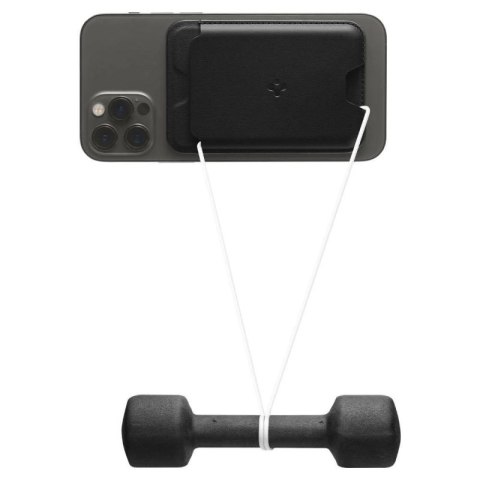 Portfel magnetyczny Spigen Valentinus z MagSafe - czarne Spigen