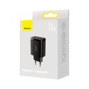 Baseus Compact ładowarka sieciowa 3x USB 17W czarny (CCXJ020101) Baseus