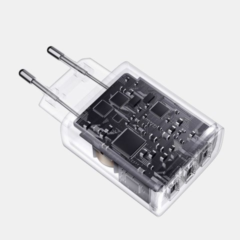 Baseus Compact ładowarka sieciowa 3x USB 17W czarny (CCXJ020101) Baseus